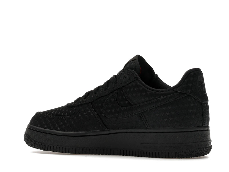 Nike Air Force 1 Low Valentines Day Triple Black (2026) - Black/Black/University Red - IQ9965-001 - 21