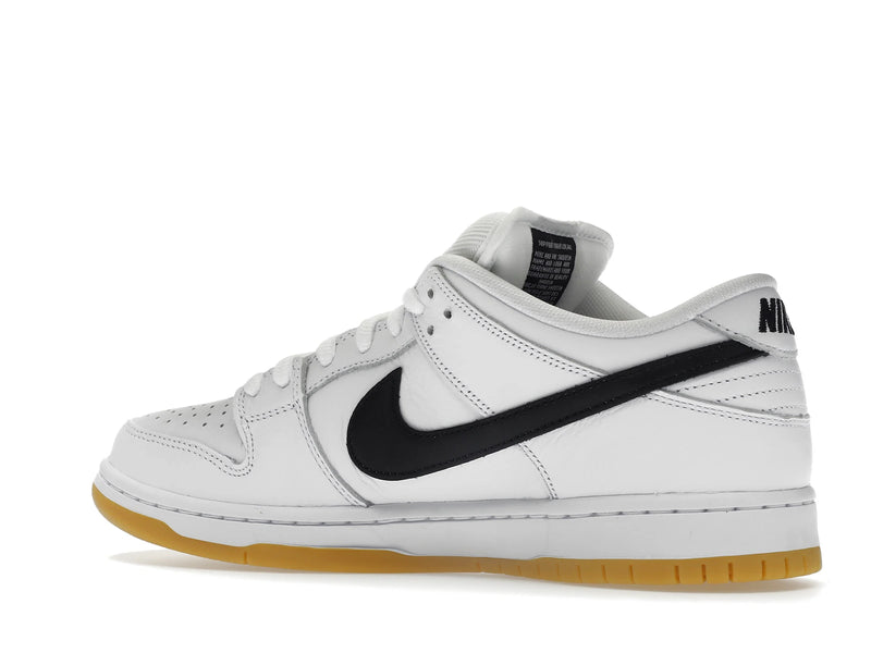 Nike SB Dunk Low Pro White Gum - White/Black/White/Gum Light Brown - CD2563-101 - 21