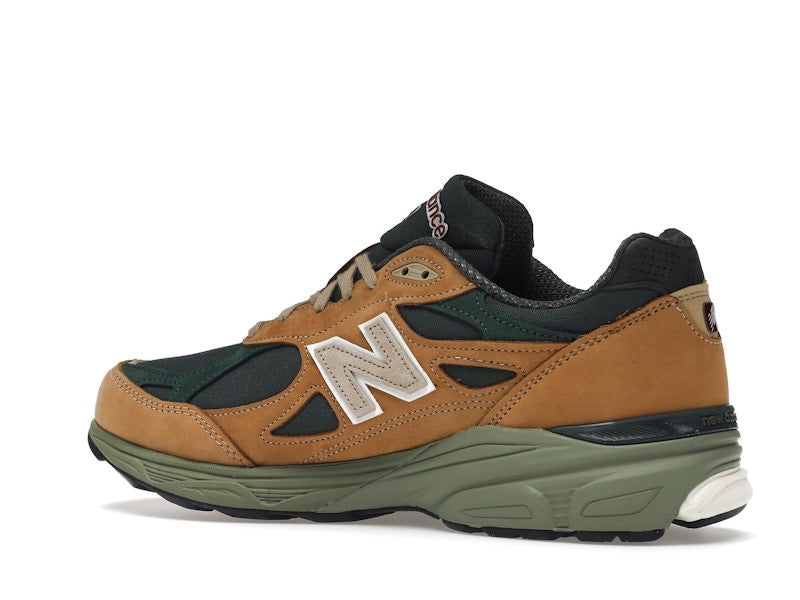 New Balance 990v3 MiUSA Tan Green - Tan/Green - M990WG3 - 21