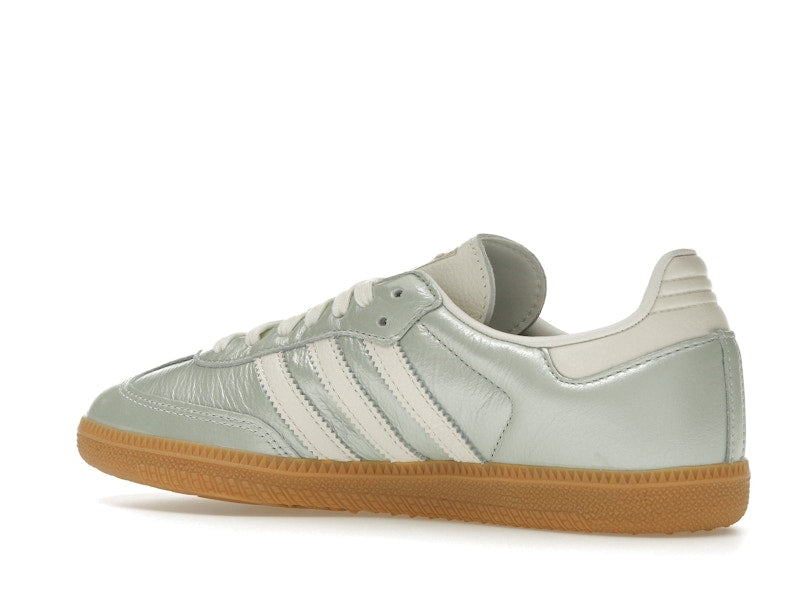 adidas Samba OG Linen Green Metallic (Women's) - Linen Green Metallic/Off White/Cyber Metallic - IG1965 - 21
