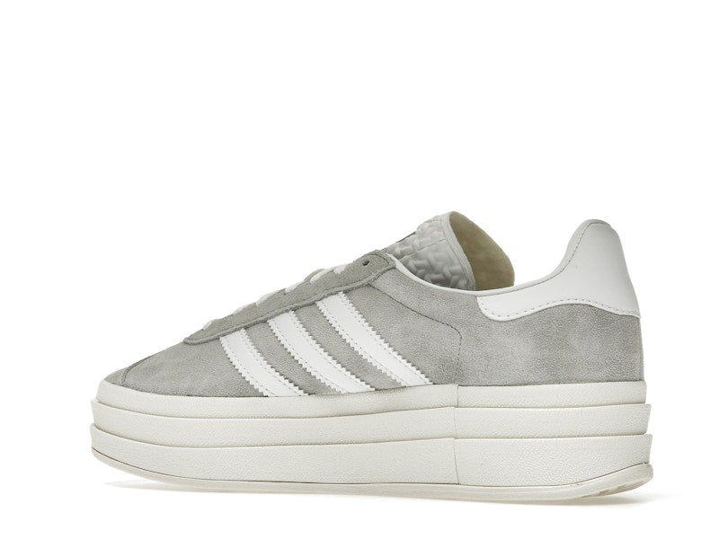 adidas Gazelle Bold Grey White (Women's) - Grey Two/Footwear White/Core White - HQ6893 - 21