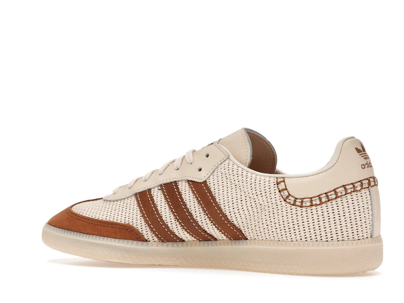 Adidas Samba Wales Bonner Cream White - Cream White/Brown/Cream White - FX7720 - 21