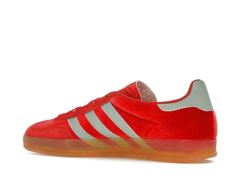 adidas Gazelle Indoor Better Scarlet Hazy Green (Women's) - Better Scarlet/Hazy Green/Gum - IG6786 - 21