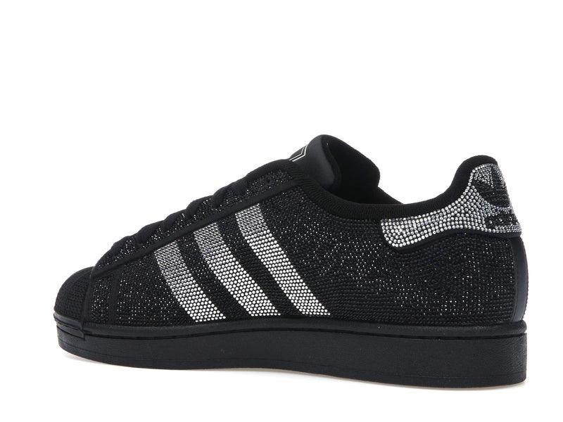 Adidas Superstar II Rhinestone Black Silver - Core Black/Silver Metallic/Off White - IH4200 - 21