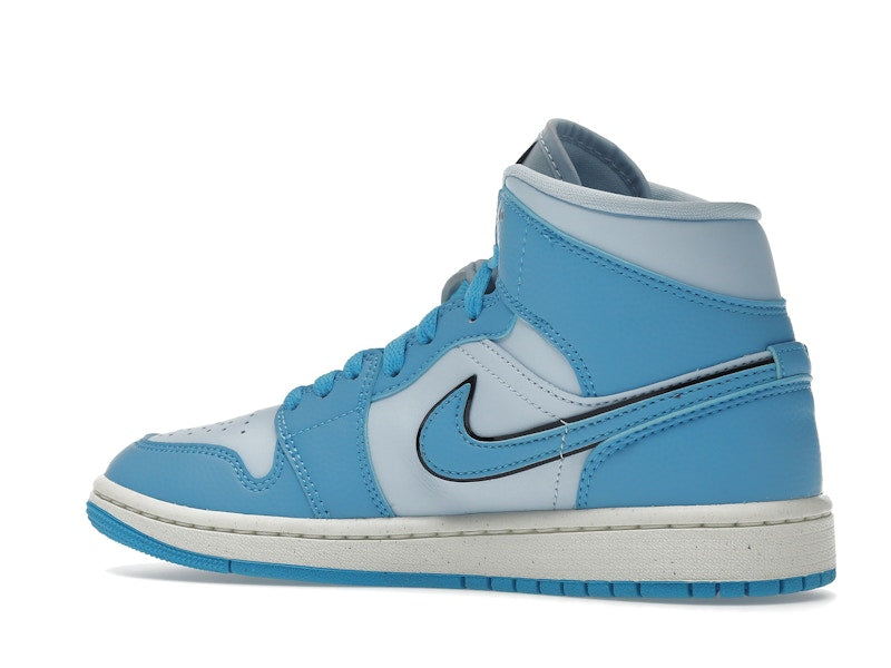 Air Jordan 1 Mid SE Ice Blue (Women's) - Ice Blue/Black/Sail/Dark Powder Blue - DV1302-400 - 21