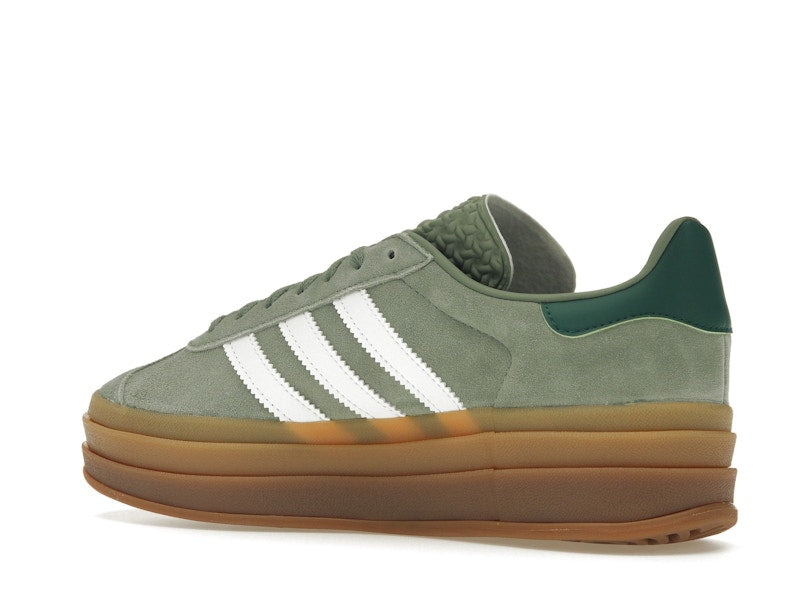 adidas Gazelle Bold Silver Green Gum (Womens) - Silver Green/Cloud White/Collegiate Green - ID6998 - 21