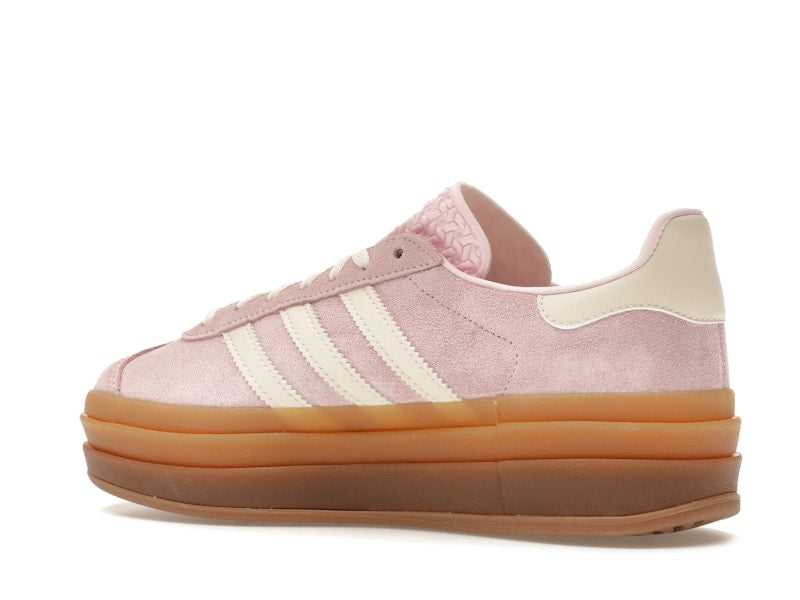 adidas Gazelle Bold Clear Pink Cream White (Women's) - Clear Pink /Cream White/Gold Metallic - JQ7777 - 21