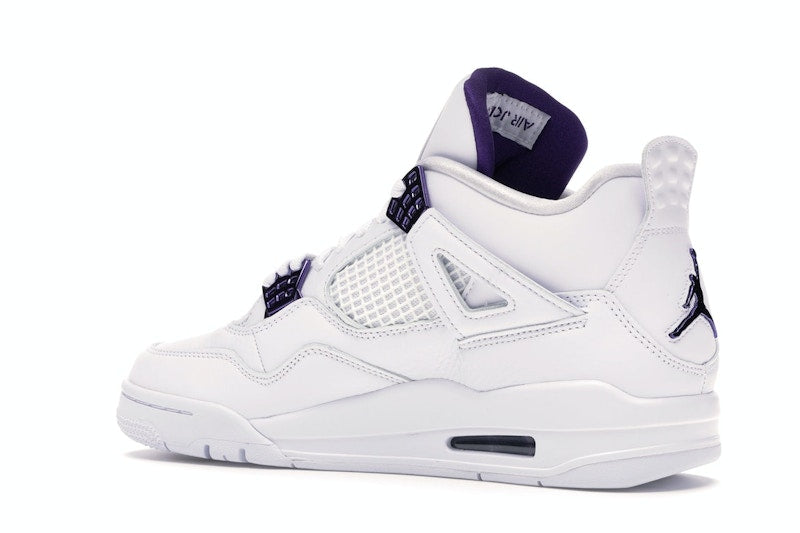Air Jordan 4 Retro White Court Purple - White/Metallic Silver-Court Purple - CT8527-115 - 21