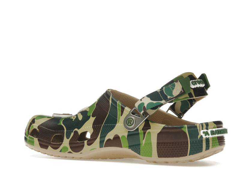Crocs Classic Clog A Bathing Ape Bape Abc Camo Green - ABC Camo/Green - 209627-212 - 21