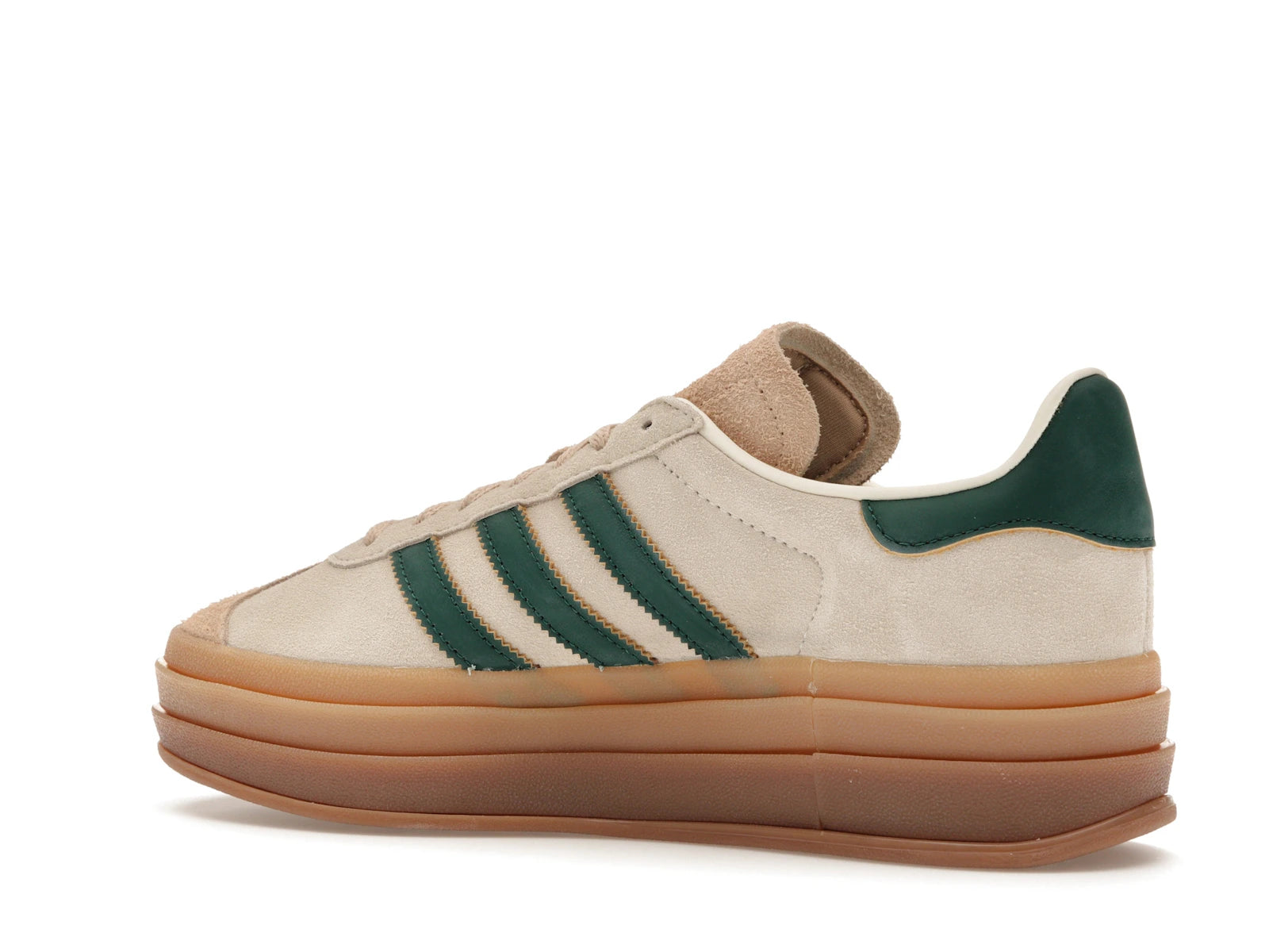 Adidas Gazelle Bold Magic Beige Collegiate Green - Cream White/Collegiate Green/Magic Beige - ID7056 - 21