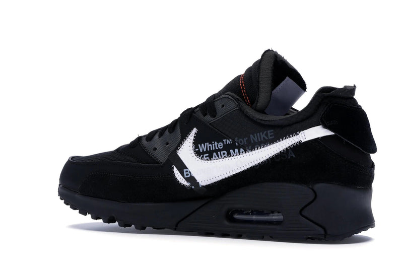 Nike Air Max 90 Off White Black - Black/Black-Cone-White - AA7293-001 - 21
