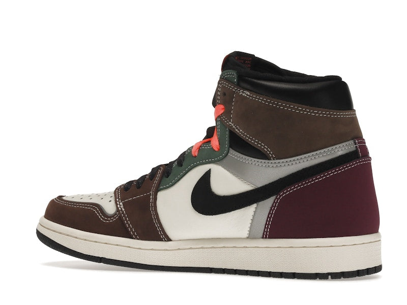 Air Jordan 1 Retro High OG Hand Crafted - Black/Archaeo Brown-Dark Chocolate - DH3097-001 - 21