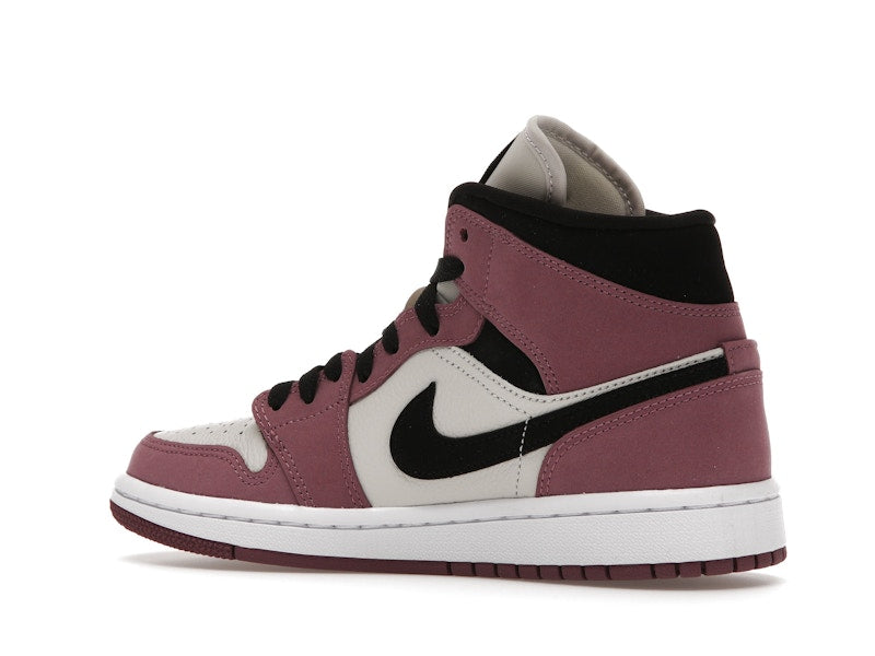 Air Jordan 1 Mid Berry Pink (W) - Light Mulberry/Light Bone/White/Black - DC7267-500 - 21
