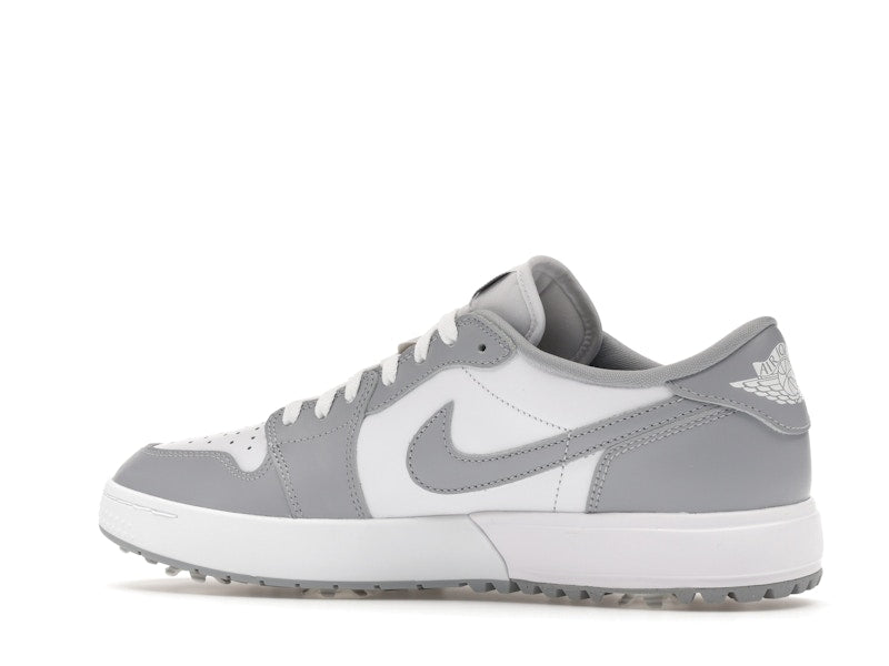 Jordan 1 Low Golf Spiked Wolf Grey White - vue 22