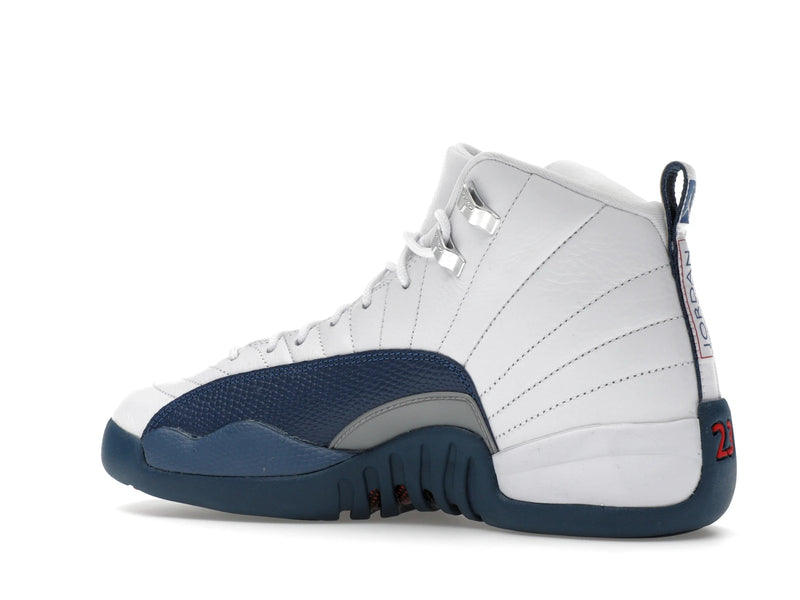 Air Jordan 12 Retro French Blue (2025) (GS) - White/French Blue/Metallic Silver/Varsity Red - 153265-114 - 21
