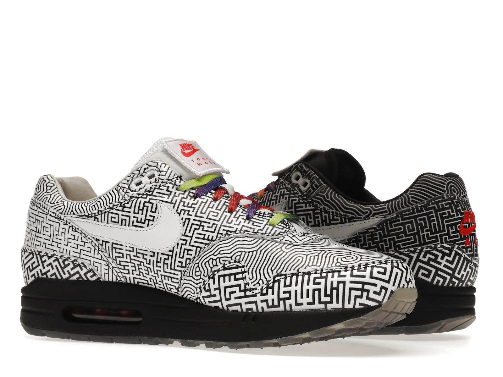 Nike Air Max 1 Tokyo Maze - White/Black-Multi-Color - CI1505-001 - 21