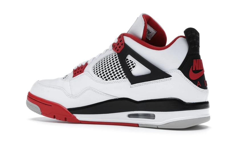 Air Jordan 4 Retro Fire Red (2020) - White/Black-Tech Grey-Fire Red - DC7770-160 - 21