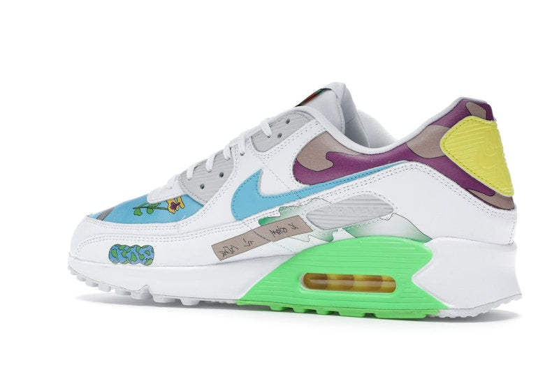 Nike Air Max 90 Flyleather Ruohan Wang - Multi-Color/Multi-Color - CZ3992-900 - 21