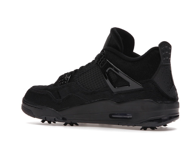 Air Jordan 4 Retro Golf Black Cat Pony Hair - Black/Cement Grey - CU9981-001 - 21