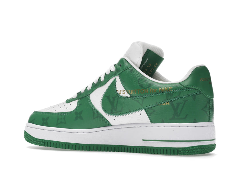 Louis Vuitton Nike Air Force 1 Low By Virgil Abloh White Green - White/Green - 1A9VAU - 21