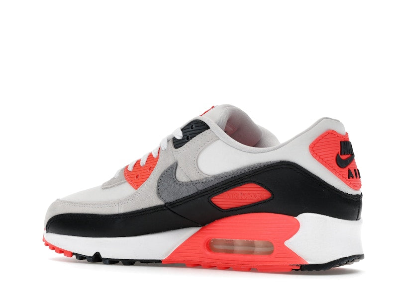 Nike Air Max 90 Infrared 2026 Iu1055 100 - White/Cement Grey/Infrared/Black - IU1055-100 - 22