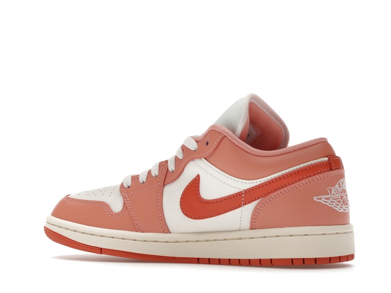 Air Jordan 1 Low Madder Root (Women's) - Sail/Light Madder Root/Pale Ivory/Madder Root - DC0774-180 - 21