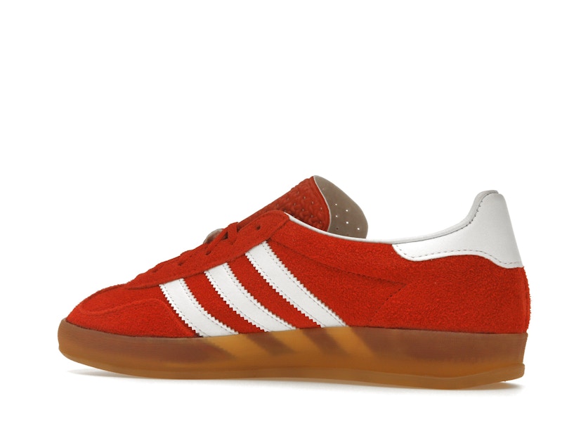 adidas Gazelle Indoor Bold Orange (Women's) - Bold Orange/Footwear White/Gum - HQ8718 - 21