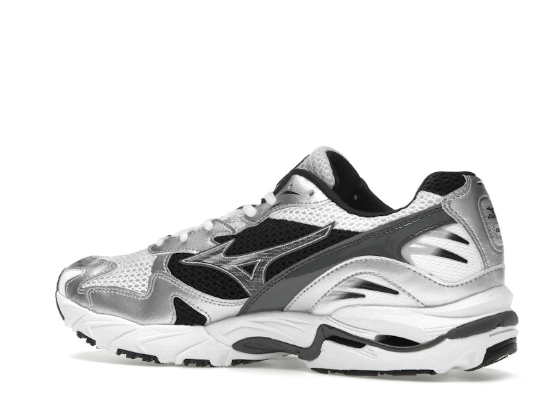 Mizuno Wave Rider 10 White Silver Black - vue 21