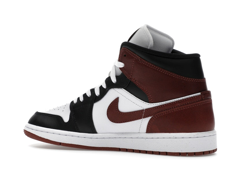 Air Jordan 1 Mid SE Dark Pony - White/Black/Dark Pony - HF3216-102 - 21