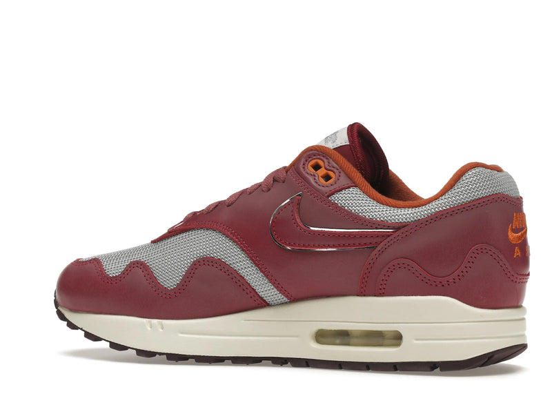 Nike Air Max 1 Patta Waves Rush Maroon With Bracelet - Metallic Silver/Rush Maroon - DO9549-001 - 21