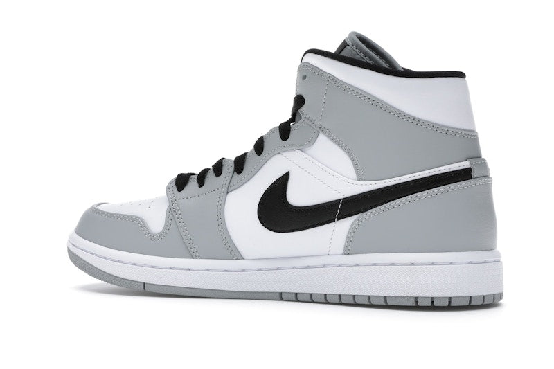Air Jordan 1 Mid Light Smoke Grey - Light Smoke Grey/Black-White - 554724-092 - 21