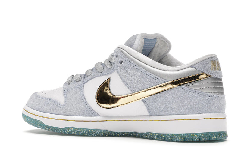 Nike SB Dunk Low Sean Cliver - Ice Blue/White-Metallic Gold-Metallic Silver - DC9936-100 - 21