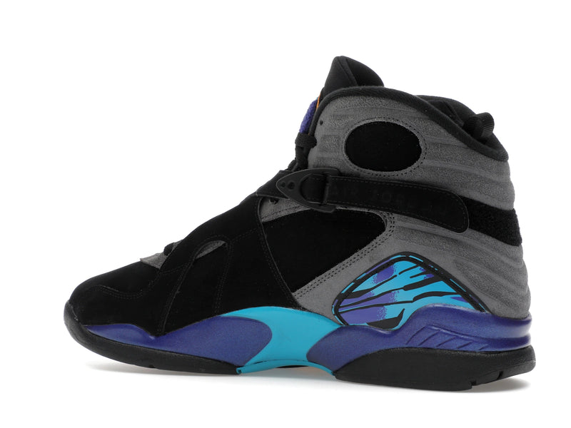 Air Jordan 8 Retro Aqua (2025) - Black/True Red-Iron Grey-Bright Concord-Aquatone - 305381-006 - 21