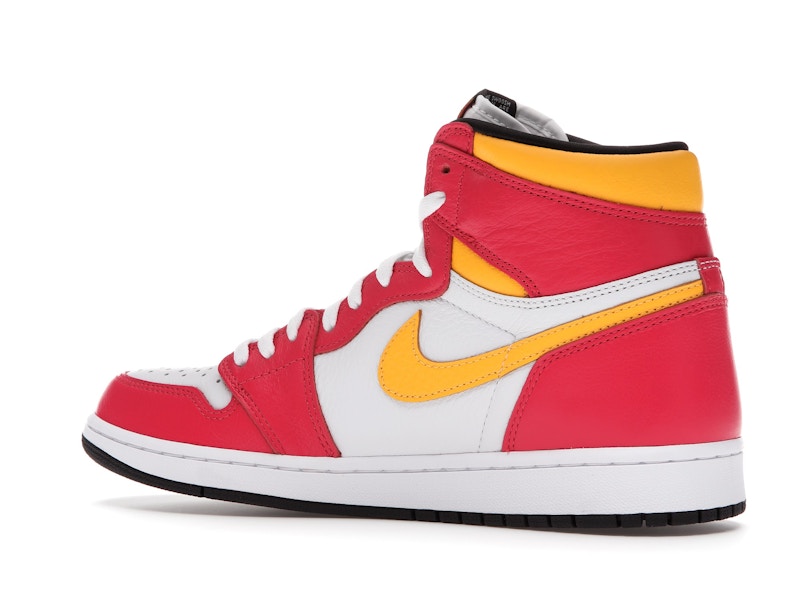 Air Jordan 1 Retro High OG Light Fusion Red - Light Fusion Red/White-Laser Orange-Black - 555088-603 - 21
