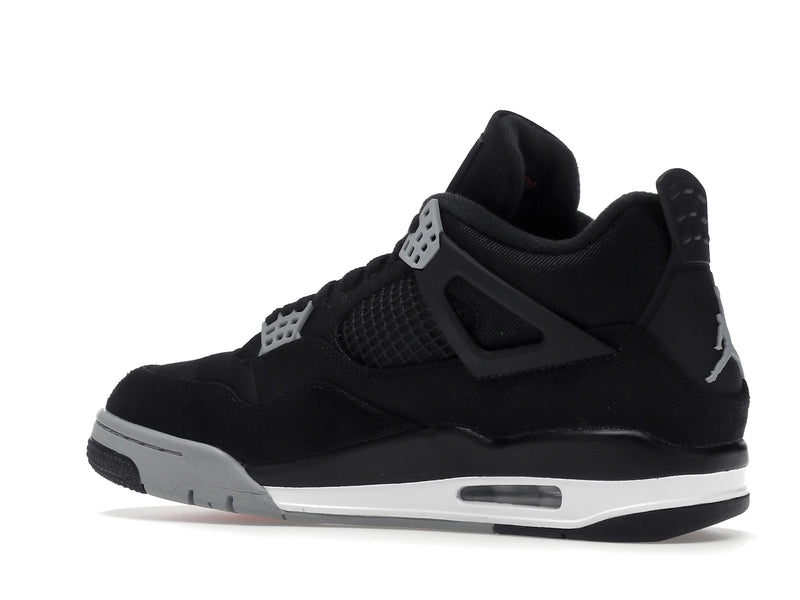 Air Jordan 4 Retro SE Black Canvas - Black/Light Steel Grey/White/Fire Red - DH7138-006 - 21