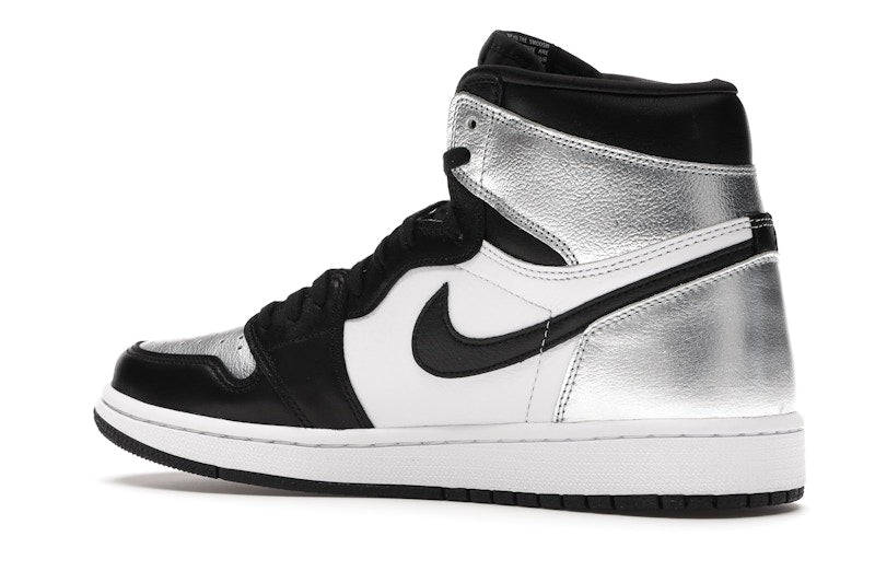 Air Jordan 1 Retro High Silver Toe (W) - Black/Metallic Silver-White-Black - CD0461-001 - 21