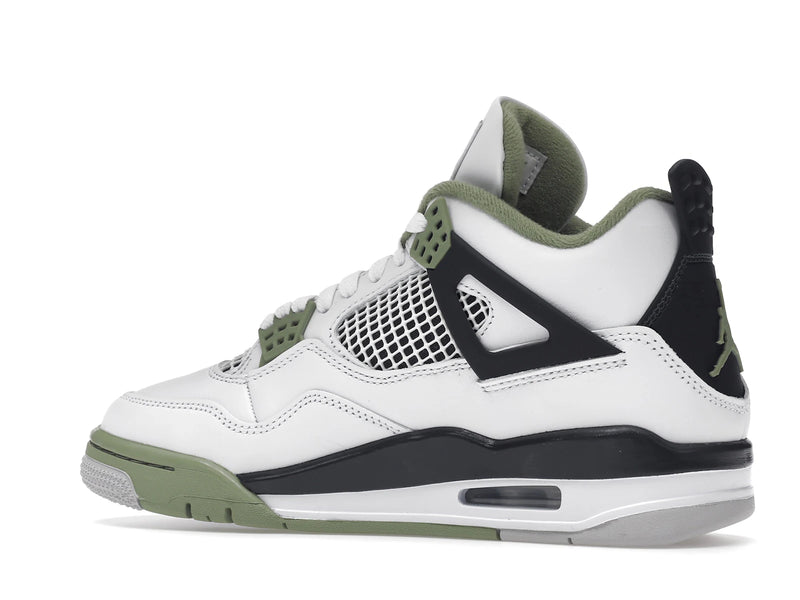 Air Jordan 4 Retro Oil Green (W) - White/Seafoam/Dark Ash/Neutral Grey - AQ9129-103 - 21