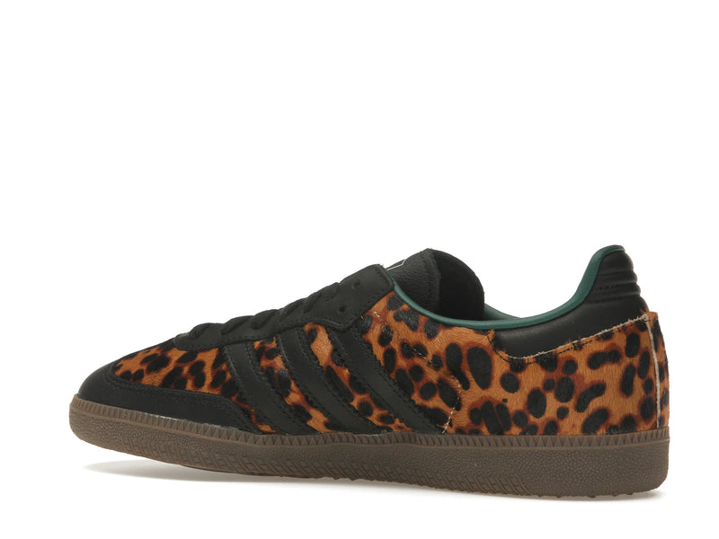 Adidas Samba OG Black Green Leopard - Core Black/Collegiate Green/Cream White - JI2735 - 21