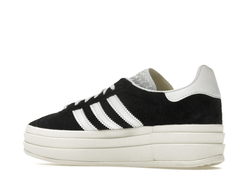 adidas Gazelle Bold Core Black White (Women's) - Core Black/Footwear White/Core White - HQ6912 - 21