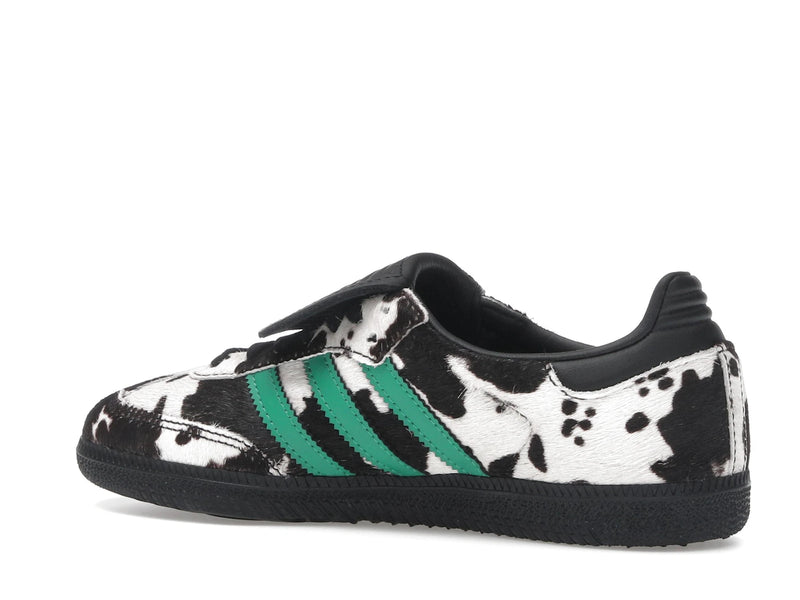 Adidas Samba Lt Cow Print Black White - Black/White/Collegiate Green - JS3930 - 21
