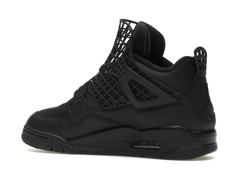 Air Jordan 4 Retro Net Black - Black/Black-Metallic Silver - FN7251-001 - 21