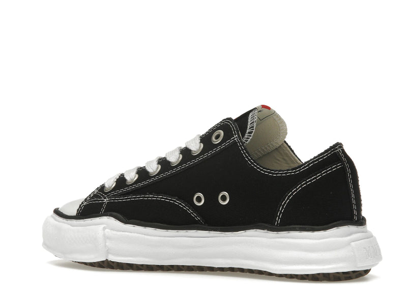 Maison Mihara Yasuhiro Peterson OG Sole Canvas Low - White/Black - A01FW702-BLK - 21