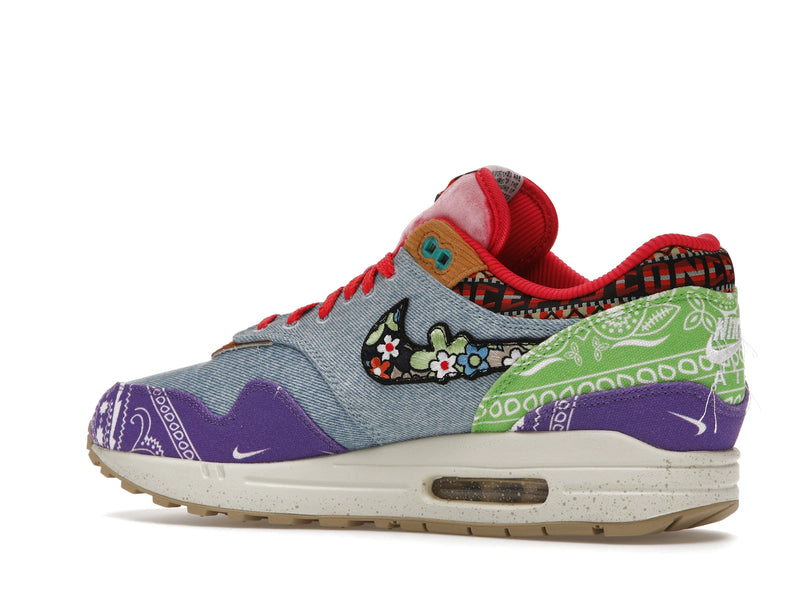 Nike Air Max 1 SP Concepts Denim Paisley - Wild Violet/Multi-Color-Sail - (Special Box) DN1803-500 - 21