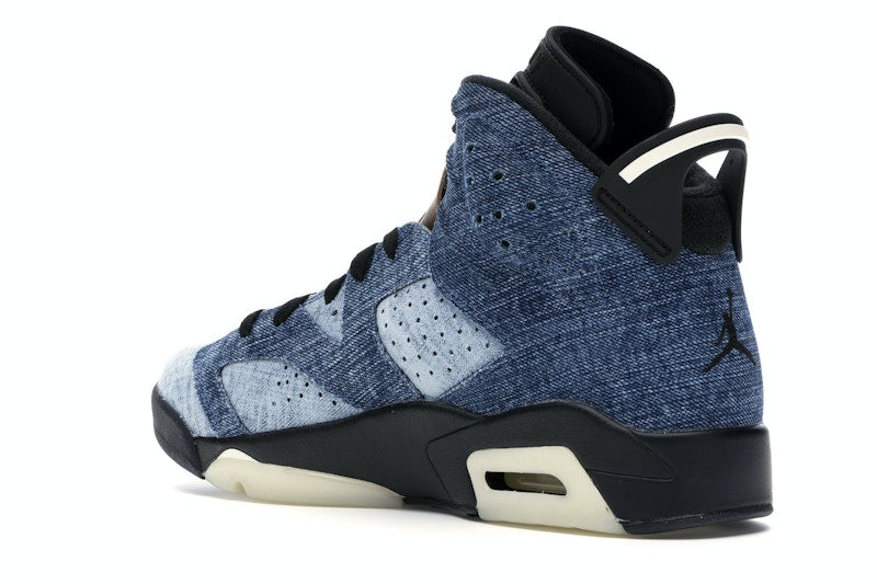 Air Jordan 6 Retro Washed Denim - Washed Denim/Sail-Varsity Red-Black - CT5350-401 - 22