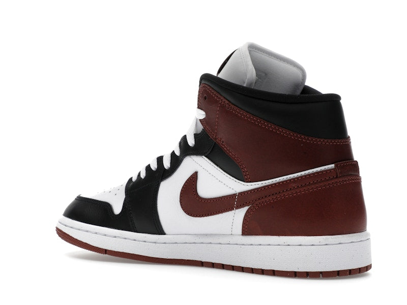 Air Jordan 1 Mid SE Dark Pony - White/Black/Dark Pony - HF3216-102 - 22