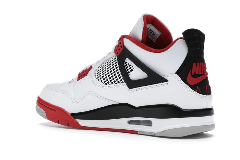 Air Jordan 4 Retro Fire Red (2020) - White/Black-Tech Grey-Fire Red - DC7770-160 - 22