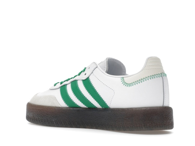 adidas Sambae Cloud White Green (Women's) - Cloud White / Green / Off White - IE9105 - 22