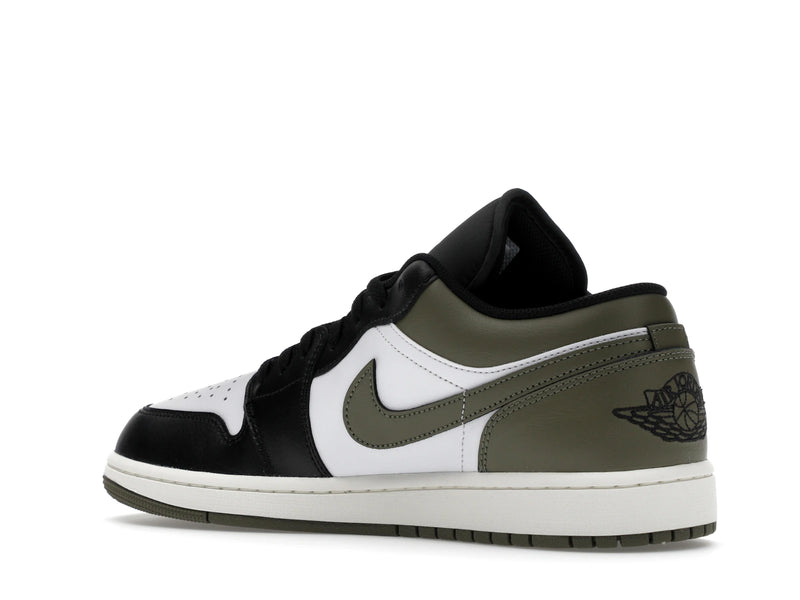 Air Jordan 1 Low Black Toe Medium Olive - Black/Medium Olive/White - 553558-092 - 22