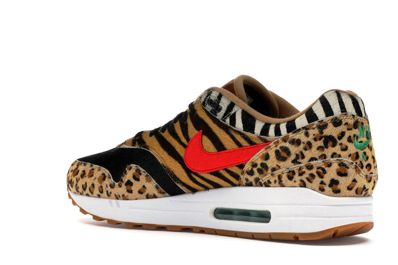Nike Air Max 1 Atmos Animal Pack 2 (2018) Black Box - Wheat/Sport Red-Bison-Classic Green - AQ0928-700 - 22