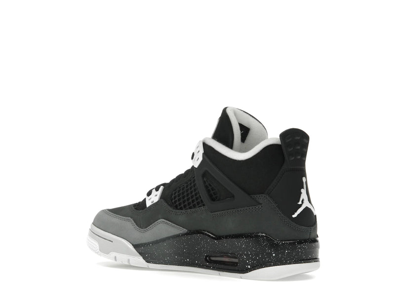Air Jordan 4 Retro Fear (2024) (GS) - Black/White/Anthracite/Black/Pure Platinum - FQ8213-002 - 22
